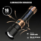 Linterna Táctica LED 3000 Lúmenes con Lente de Ignición Multifuncional Resistente al Agua | FYREBEAM™