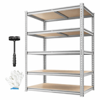 Estantería Metálica Ajustable 5 Niveles – 915 kg | FlexiRack™