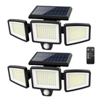 Reflector Solar 2500 lm 3 Cabezales c/ Sensor y Control | TriRay™