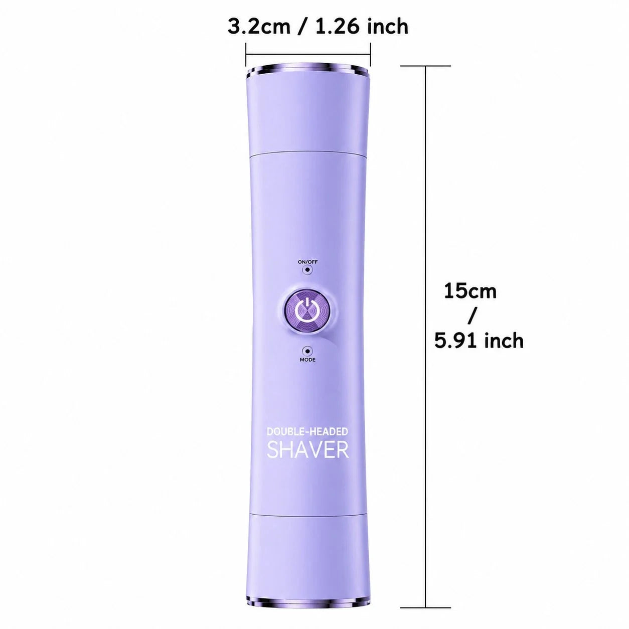 Rasuradora Eléctrica Femenina 2 en 1 para Rostro, Axilas, Piernas y Zona Íntima - LISVYRA™
