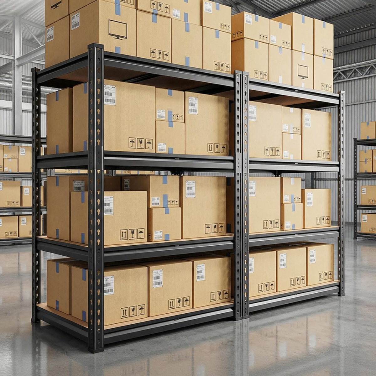 Estantería Metálica Ajustable 5 Niveles – 915 kg | FlexiRack™