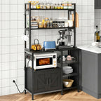 Estante de Cocina Industrial 6 Niveles Metal y Madera - FERRAVO™